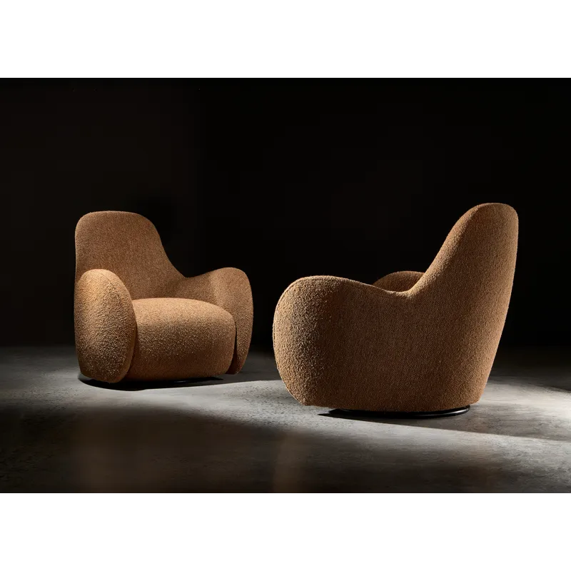 Tucci Fabric Swivel Chair