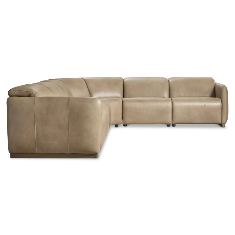Alta Leather Power Motion Sectional