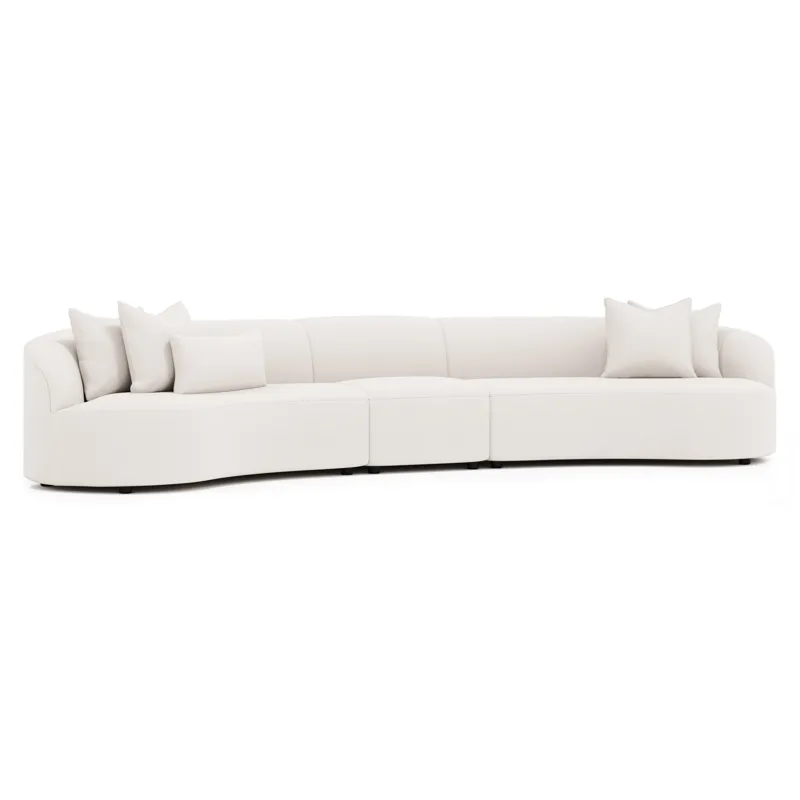 Plush Elle Fabric Sectional
