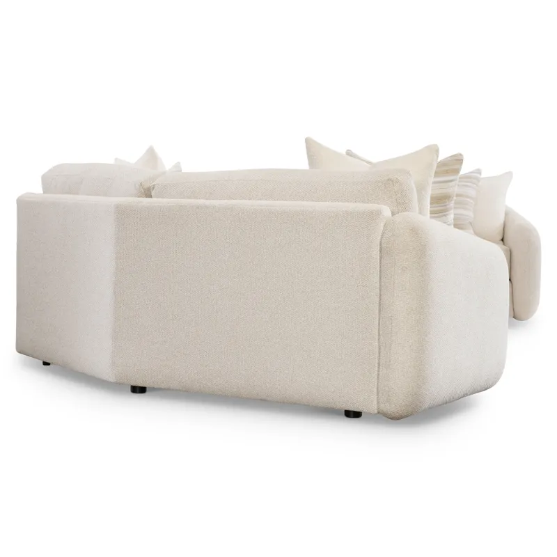 Plush Soleil Fabric Sectional