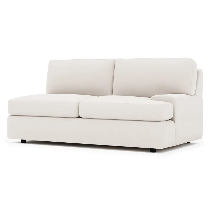 Serena Fabric Right Arm Loveseat
