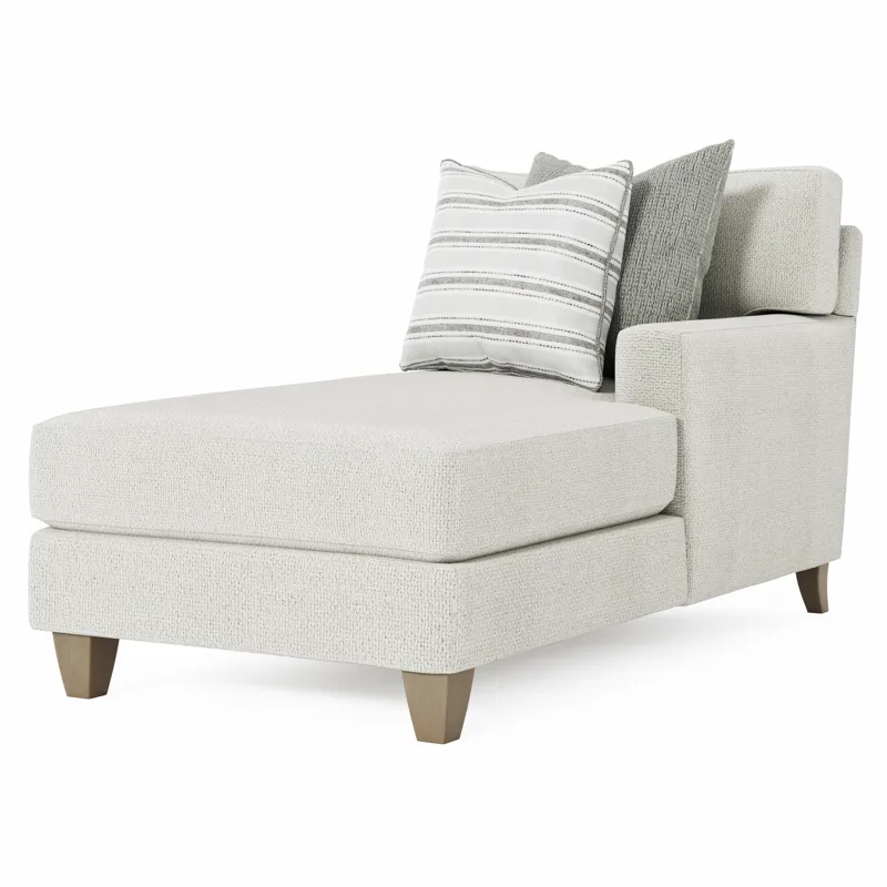Mila Fabric Right Arm Chaise