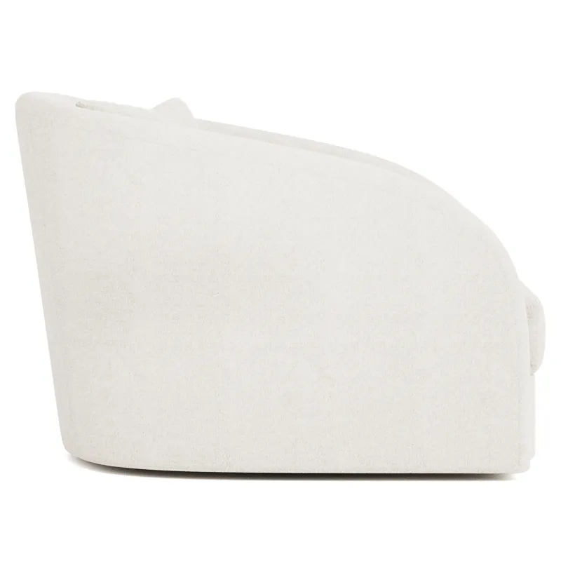 Plush Terra Fabric Swivel Chair