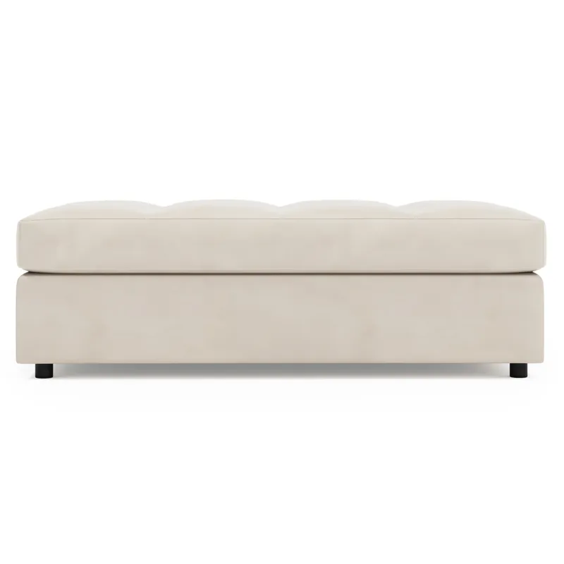 Nest Leather Ottoman