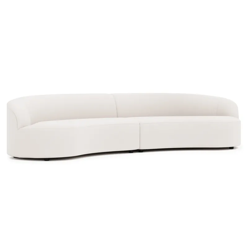Plush Elle Fabric Sectional