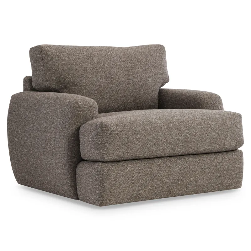 Plush Cameron Fabric Swivel Chair