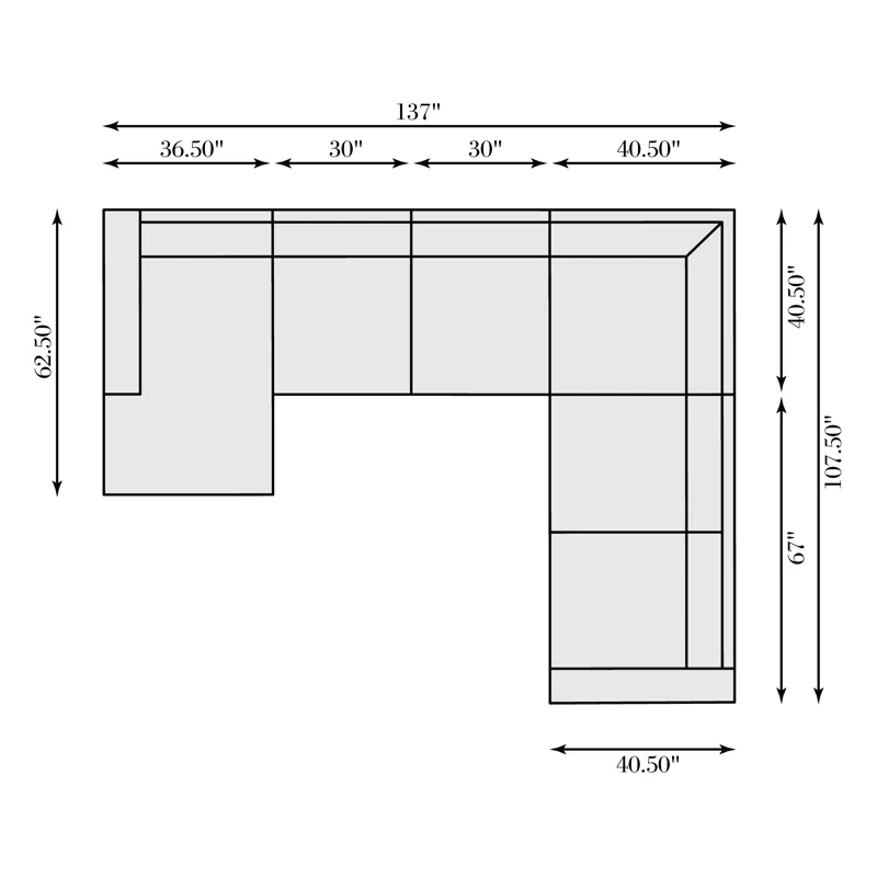 Dawkins Fabric Sectional
