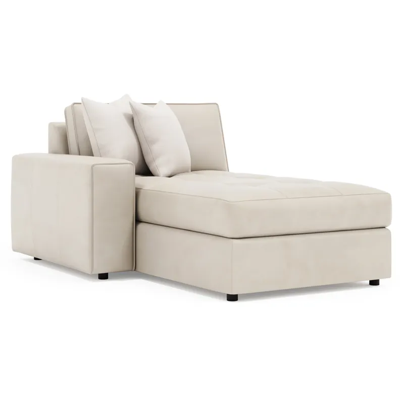 Nest Leather Left Arm Chaise