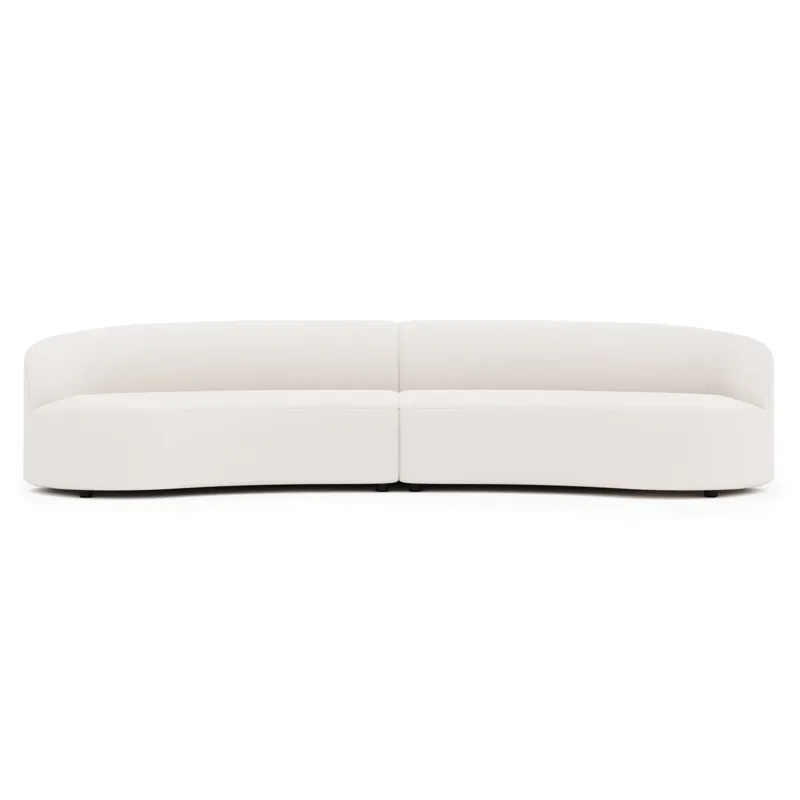 Plush Elle Fabric Sectional