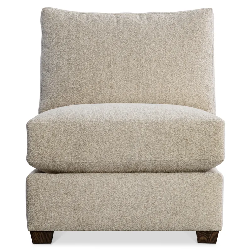Barnes Fabric Armless Chair