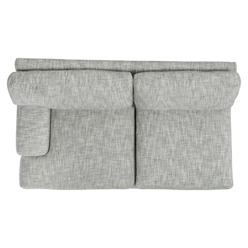 Plush Serena Fabric Left Arm Loveseat