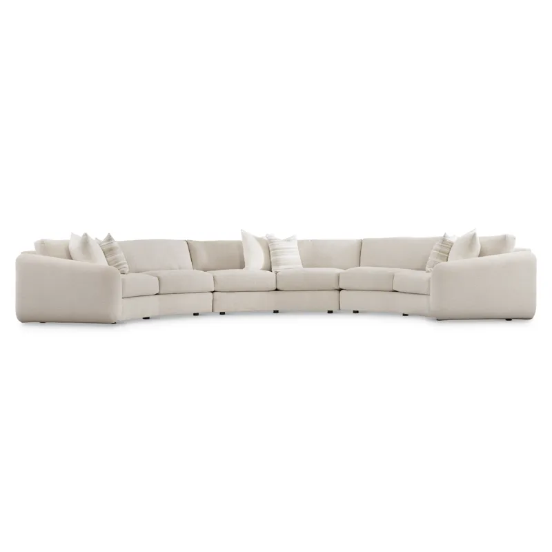 Plush Soleil Fabric Sectional