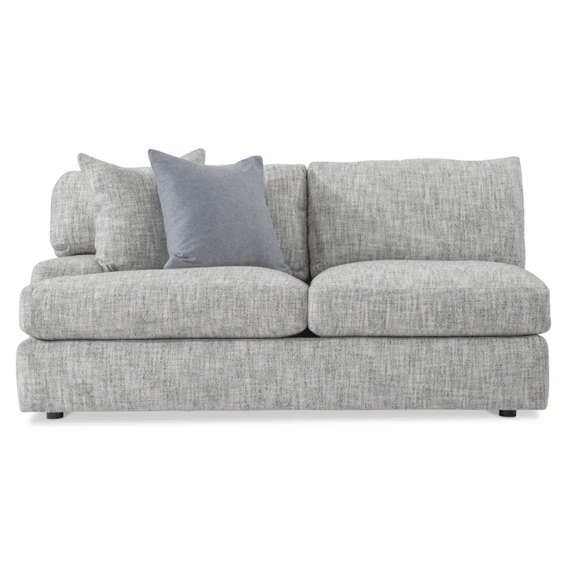 Plush Serena Fabric Left Arm Loveseat