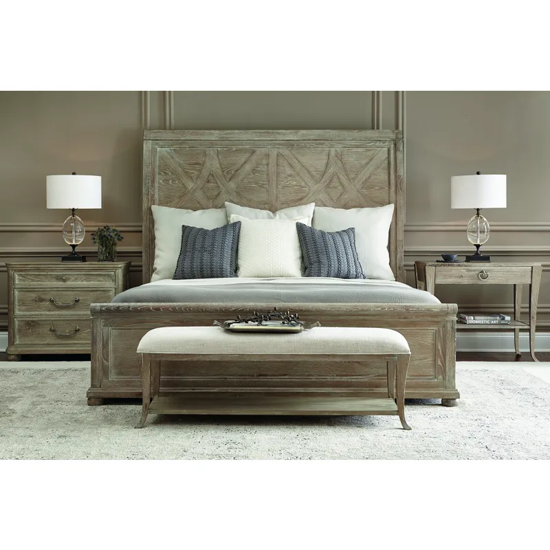 Rustic Patina Panel Bed