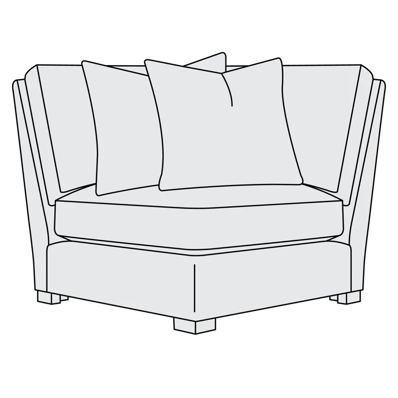Keirnan Leather Corner Chair