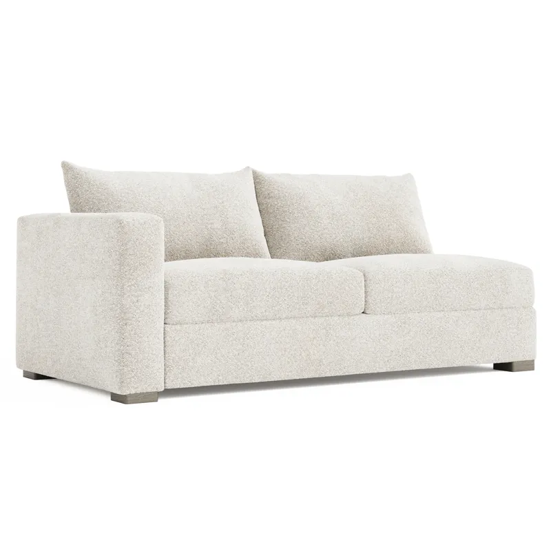 Helena Fabric Left Arm Loveseat