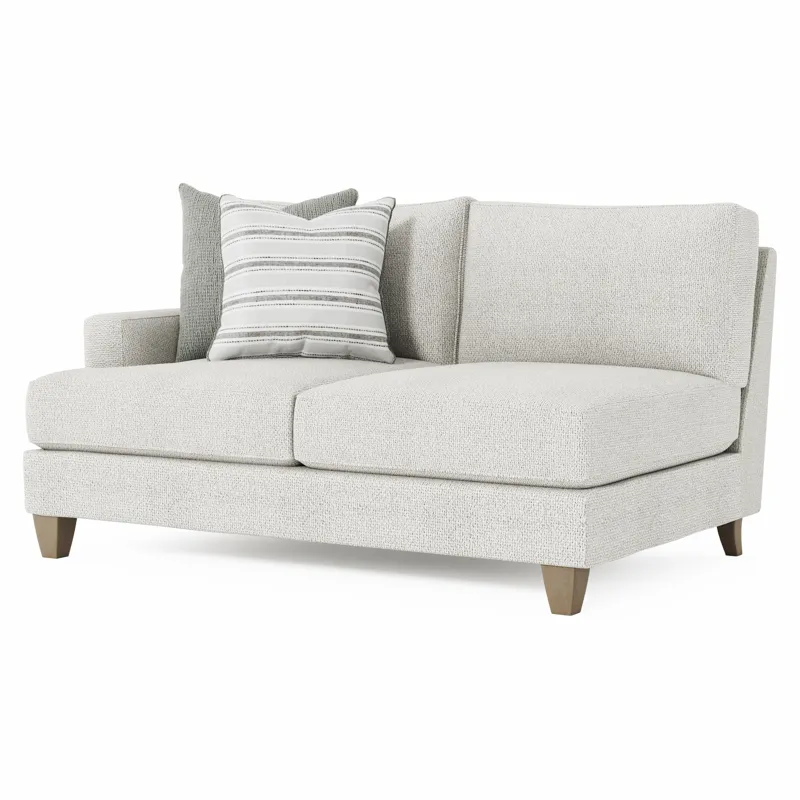 Mila Fabric Left Arm Loveseat