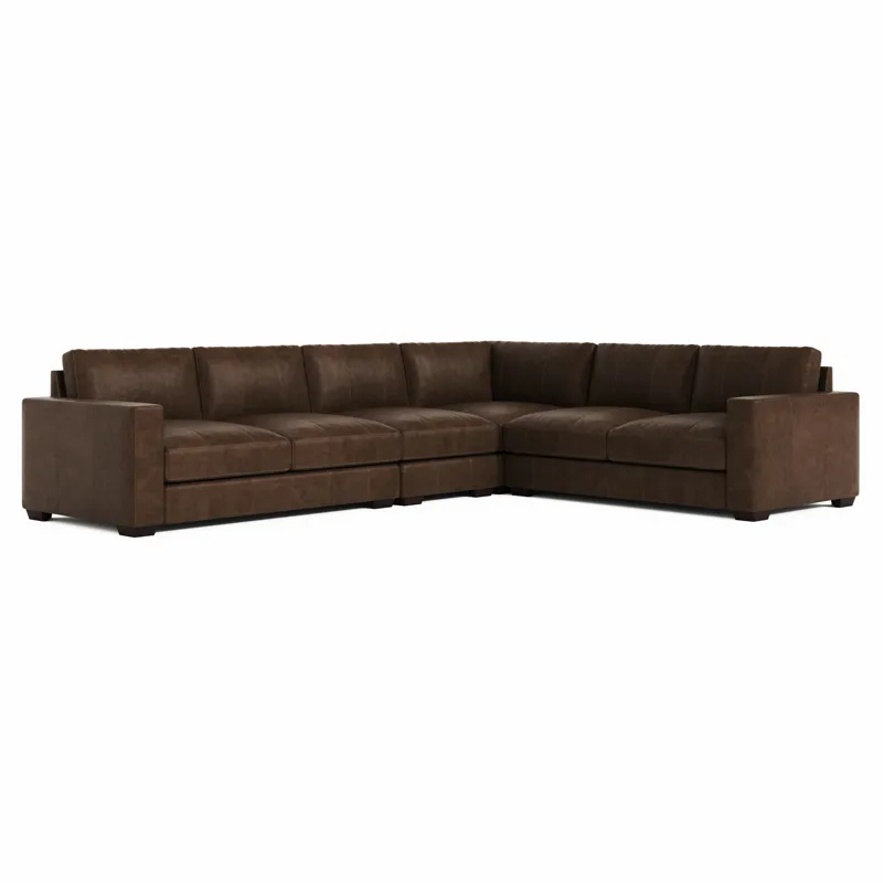 Dawkins Leather Sectional