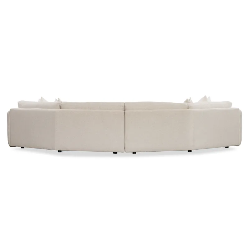 Plush Soleil Fabric Sectional
