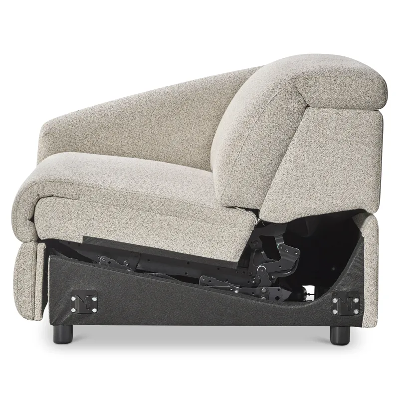 Avignon Fabric Left Arm Power Motion Chair