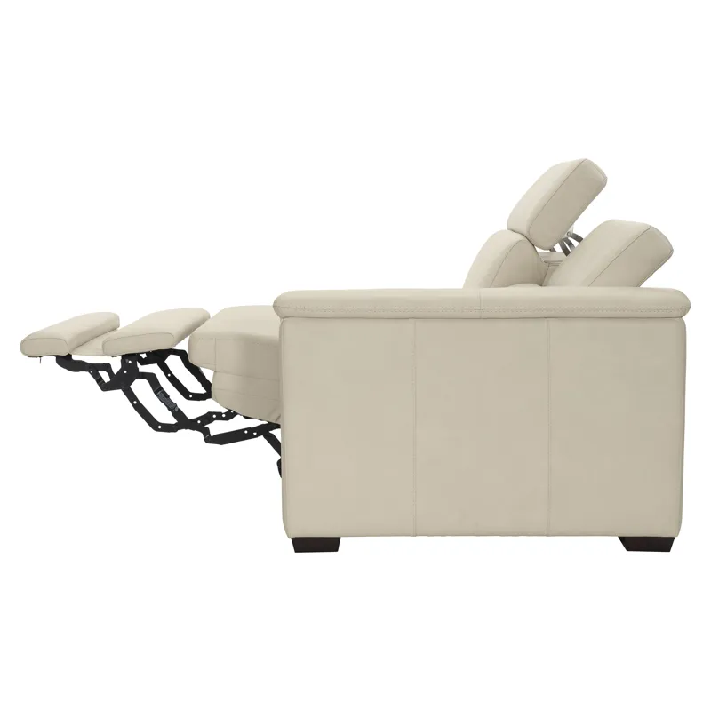 Lioni Leather Right Arm Power Motion Loveseat