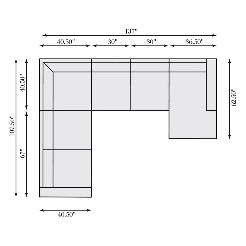 Dawkins Fabric Sectional