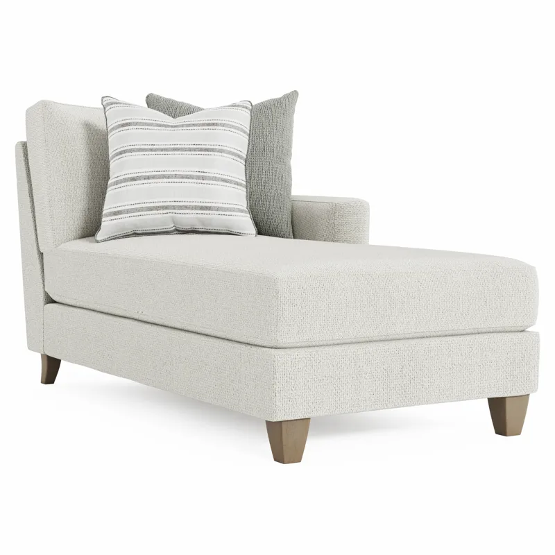 Mila Fabric Right Arm Chaise
