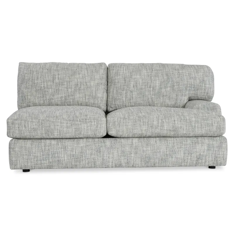 Plush Serena Fabric Right Arm Loveseat
