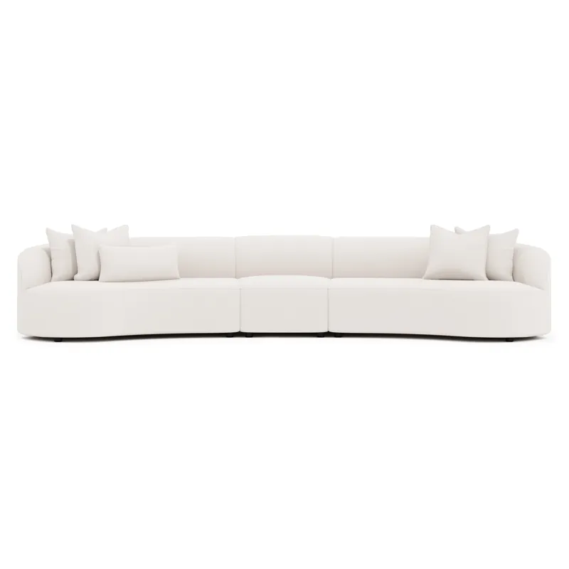 Plush Elle Fabric Sectional