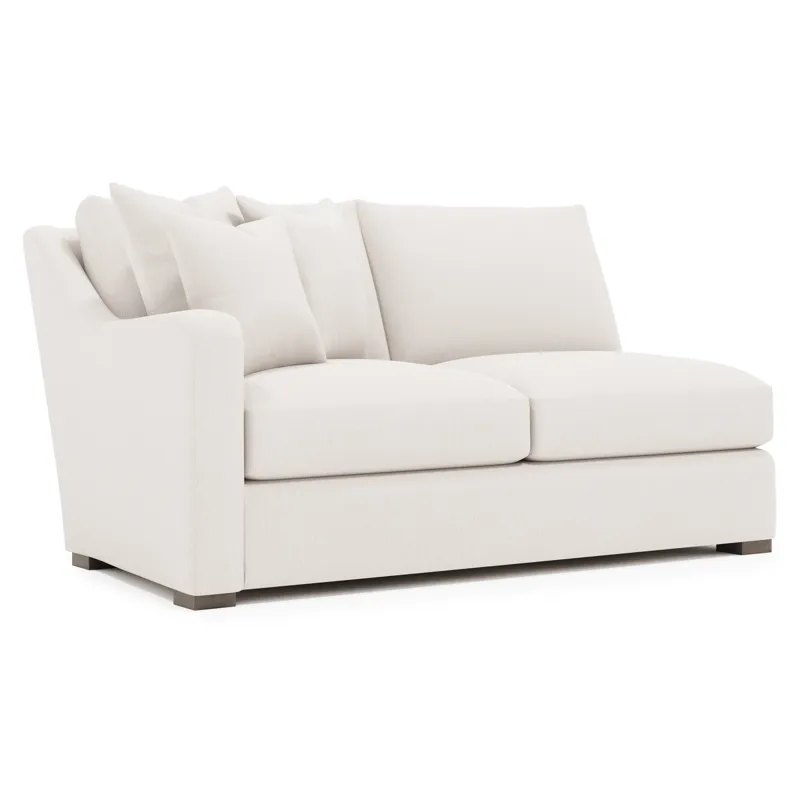 Ventura Fabric Left Arm Loveseat