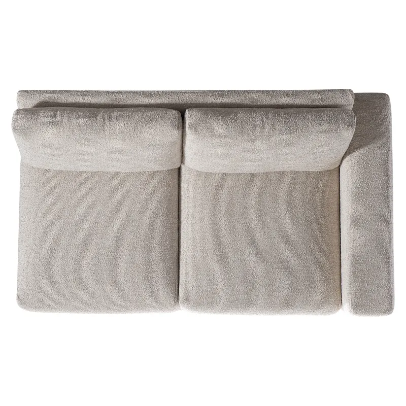 Drew Fabric Right Arm Loveseat