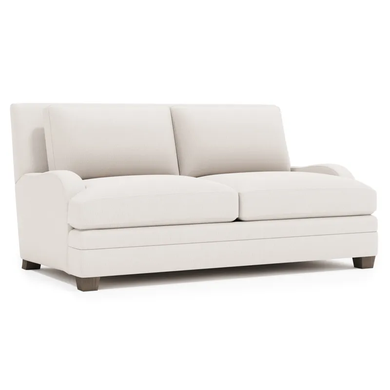 Plush Rollins Fabric Loveseat
