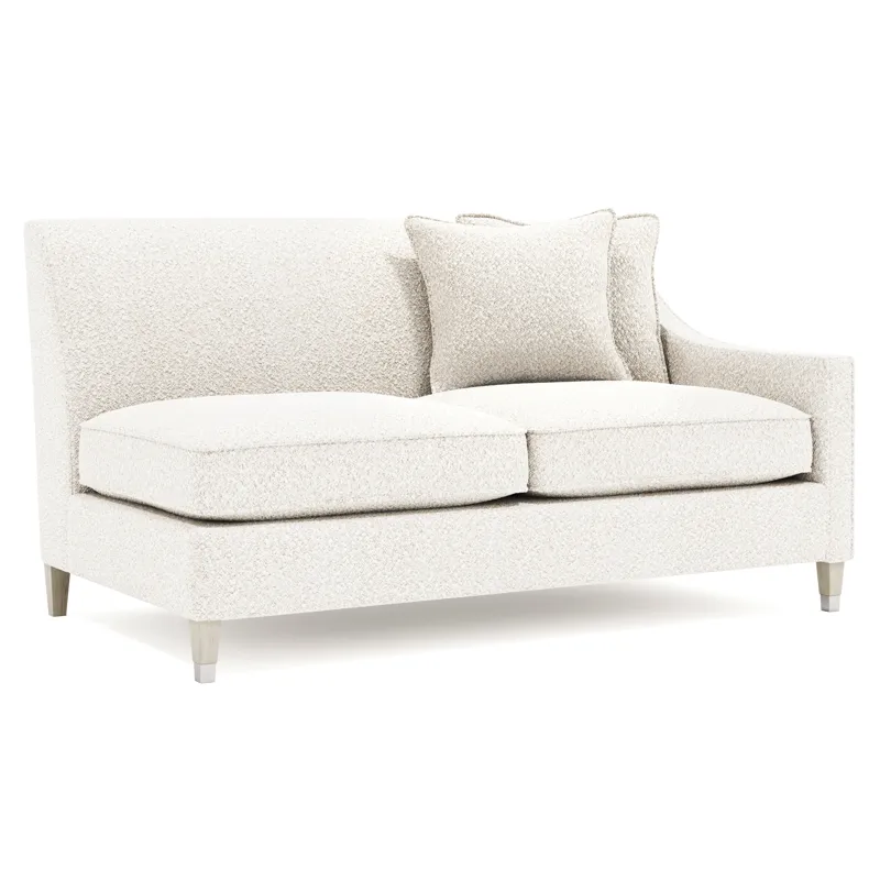 Palisades Fabric Right Arm Loveseat