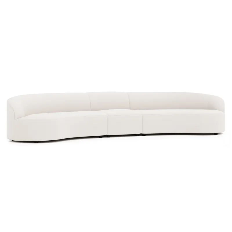 Plush Elle Fabric Sectional