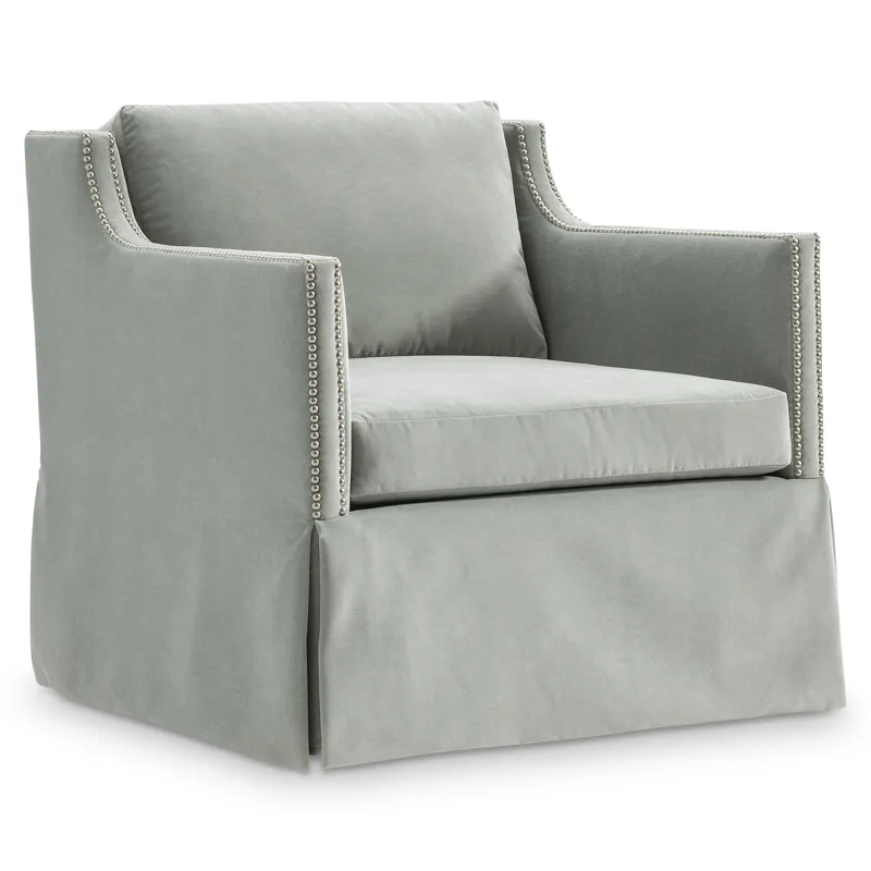 Delaney Fabric Swivel Chair