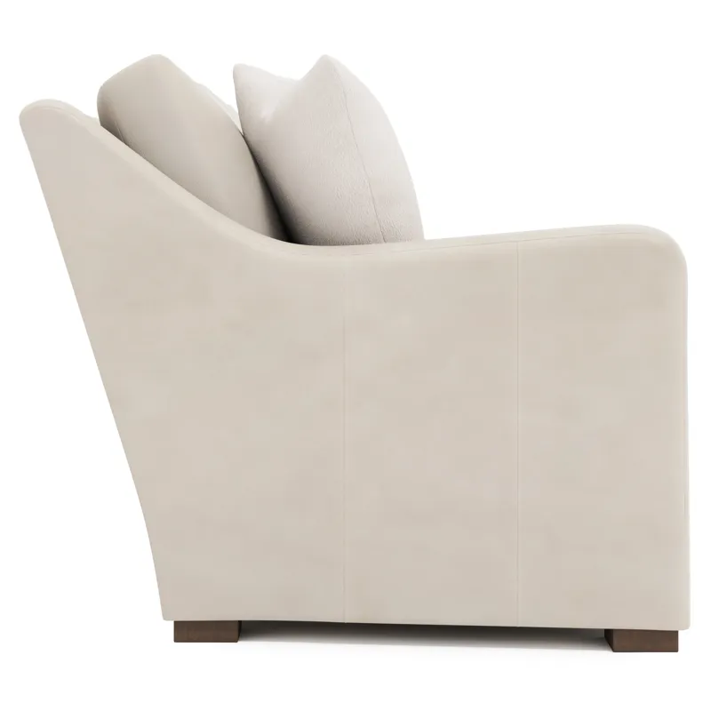 Ventura Leather Left Arm Loveseat
