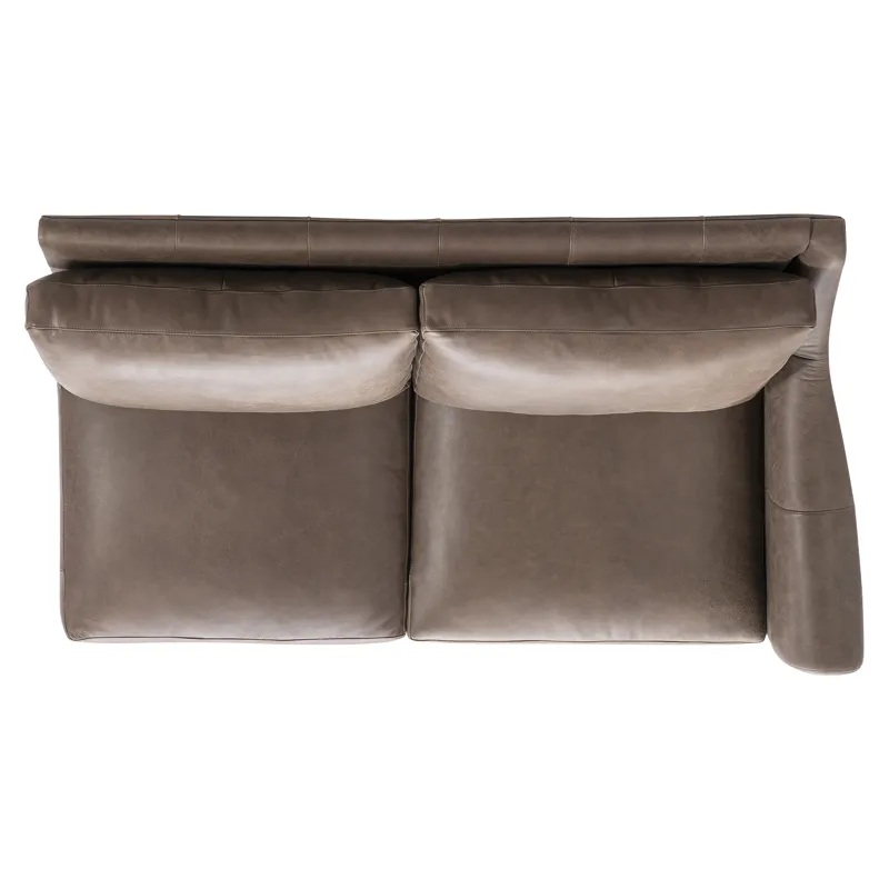 Keirnan Leather Right Arm Loveseat