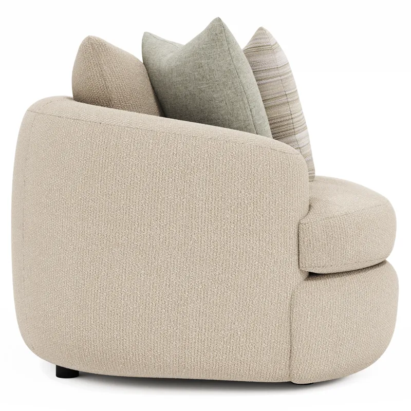 Jules Fabric Left Arm Chair