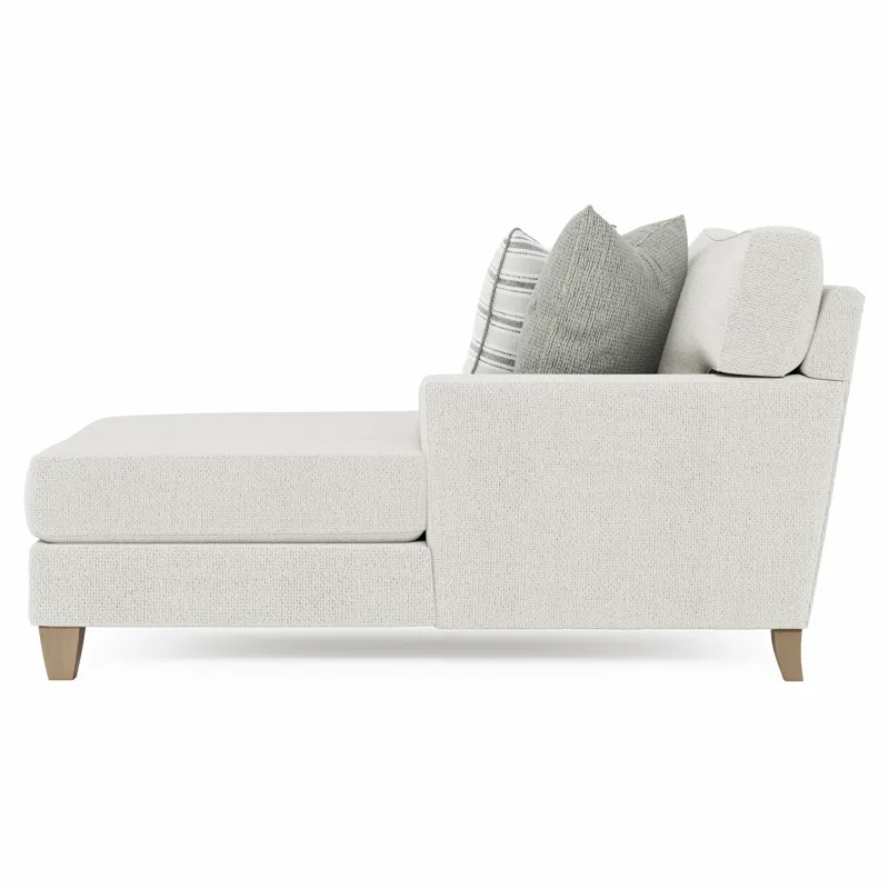 Mila Fabric Right Arm Chaise