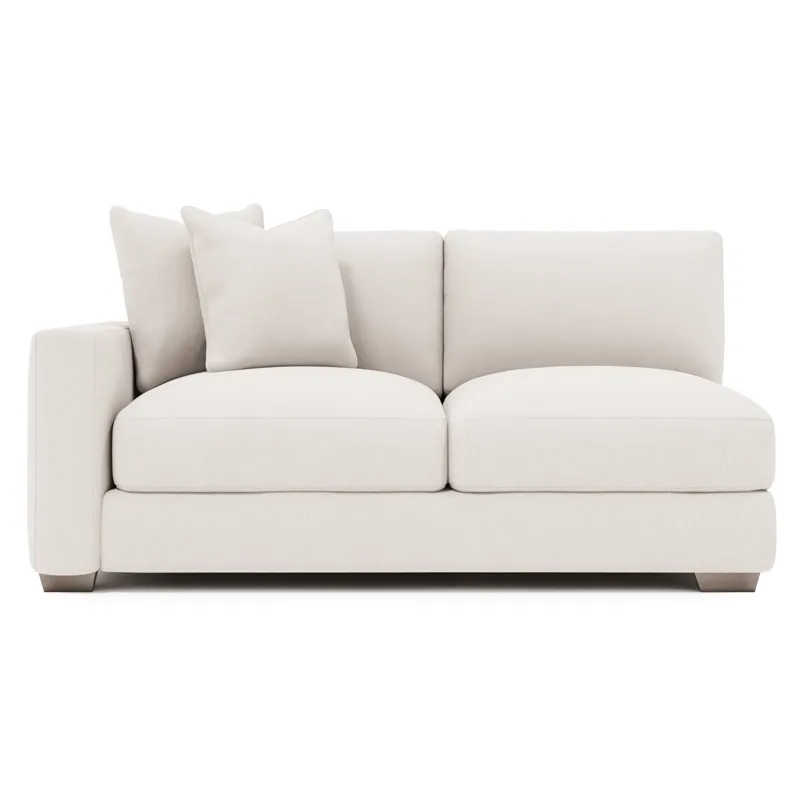 Dawkins Fabric Left Arm Loveseat