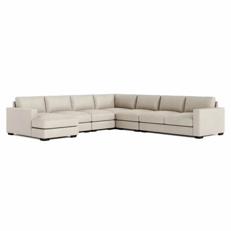 Dawkins Leather Sectional