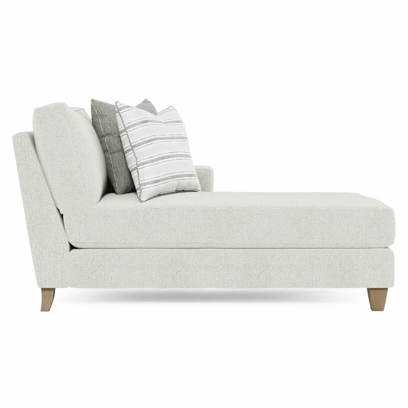 Mila Fabric Right Arm Chaise