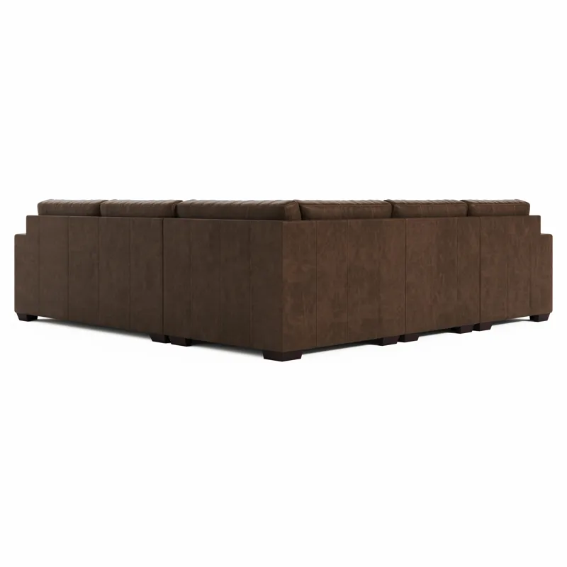 Dawkins Leather Sectional