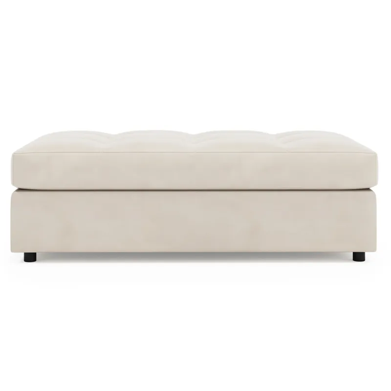Nest Leather Ottoman