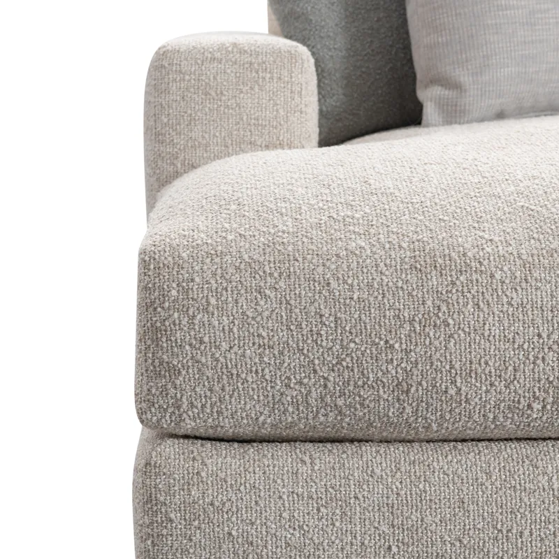 Drew Fabric Left Arm Chaise