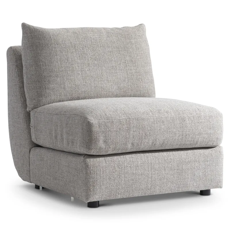Moretti Fabric Armless Chair