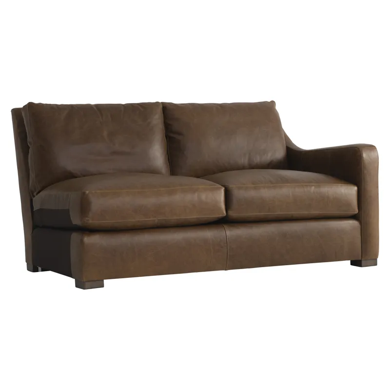 Ventura Leather Right Arm Loveseat