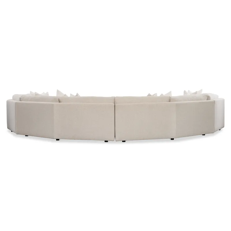 Plush Soleil Fabric Sectional