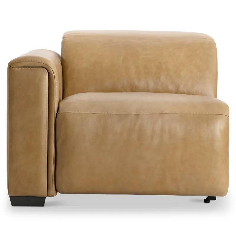 Billings Leather Left Arm Power Motion Chair