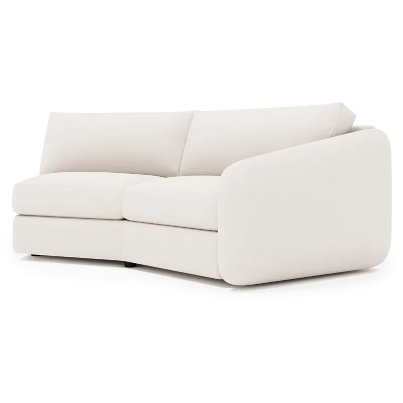 Soleil Fabric Right Arm Loveseat